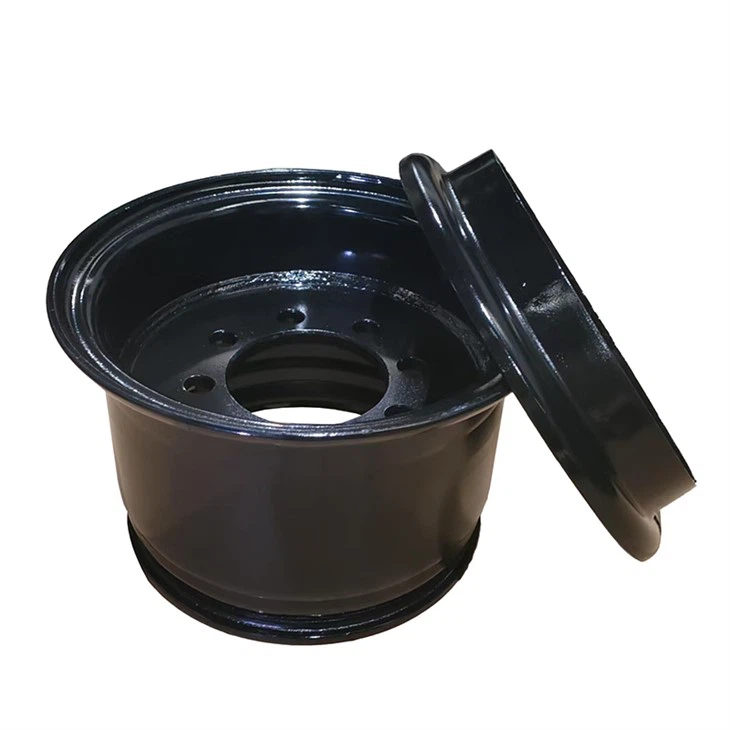 Pintura negra 5. 00 f -10 camió de pujada de forquilla 4pc Rim de roda per muntar 6. 5-10 pneumàtic